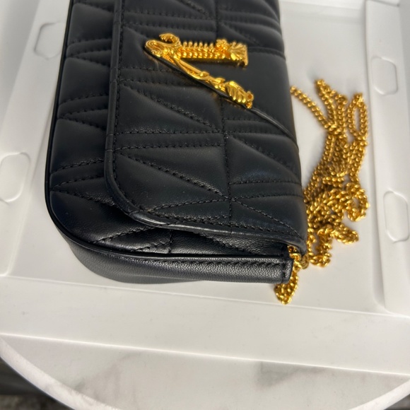 Versace Virtus Quilted Medallion Shoulder Bag - Picture 2 of 14